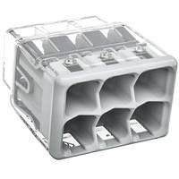 Wago 6-Conductor 12-20 AWG Junction Box Splicing Connector (50 Pack)