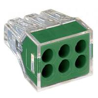 Wago 6-Conductor 14 AWG Junction Box Splicing Connector (50 Pack)