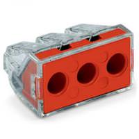 Wago 3-Conductor 10 AWG Junction Box Splicing Connector