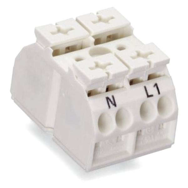 4-Conductor 2-Pole 12 AWG N-PE-L1 Splicing Connector