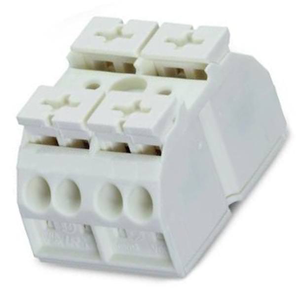 4-Conductor 2-Pole 12-20 AWG Splicing Connector