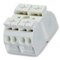 Wago 4-Conductor 2-Pole 12-20 AWG Splicing Connector
