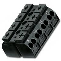 Wago 4-Conductor 4-Pole 12 AWG N-PE-L1-L2 Splicing Connector