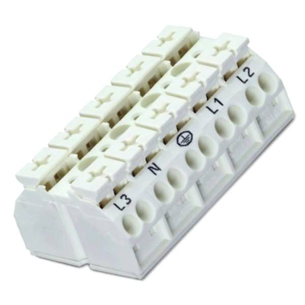 4-Conductor 5-Pole 12 AWG L3-N-PE-L1-L2 Splicing Connector