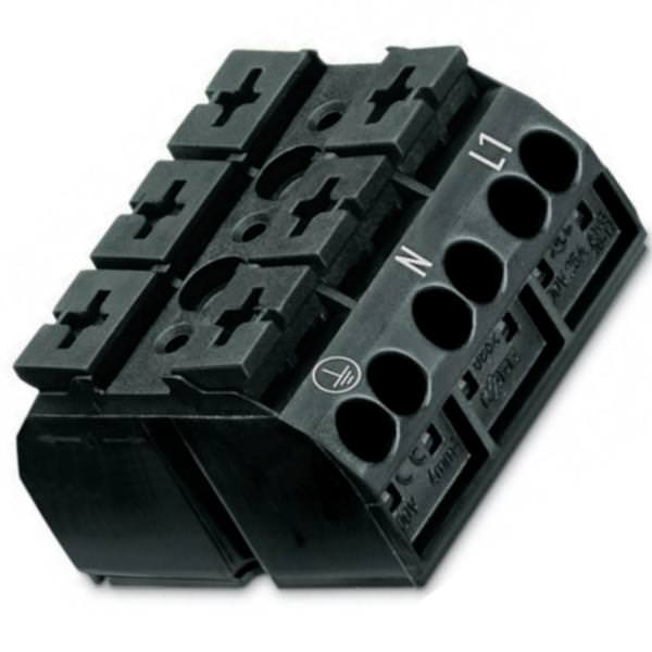 4-Conductor 3-Pole 12 AWG PE-N-L1 Splicing Connector