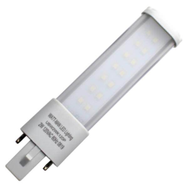 2 watt 120/277 volt PL 2-Pin Base 6000K Daylight LED