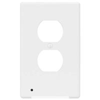 Amerelle White Dusk to Dawn Nightlight Wall Plate