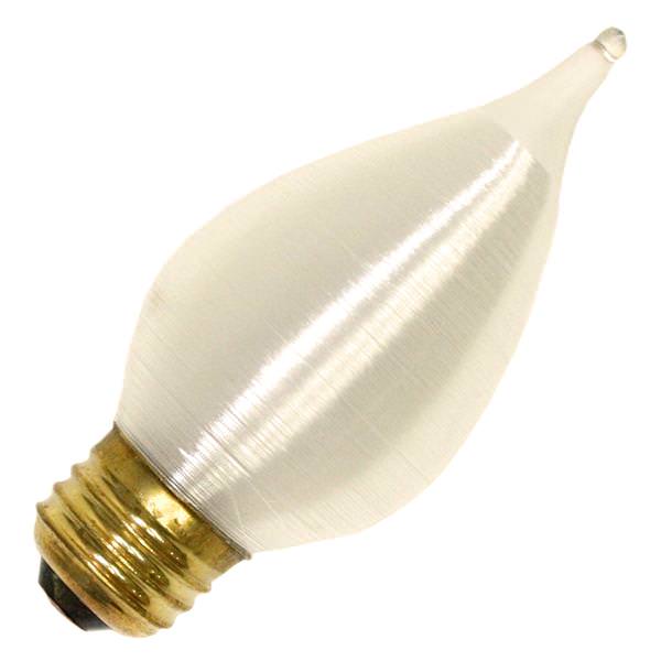 25 watt 120 volt C15 Medium Screw Base Satin