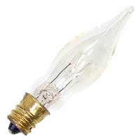 View 7.5 watt 120 volt CA5 Candelabra Screw Base Clear 2700K Warm White