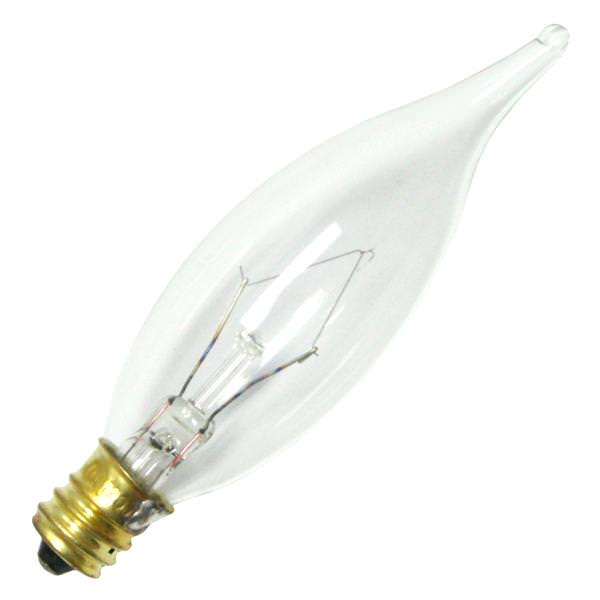 25 watt 120 volt CA8 Candelabra Screw Base 2700K Warm White