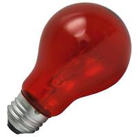 View 25 watt 120 volt A19 Medium Screw Base Red