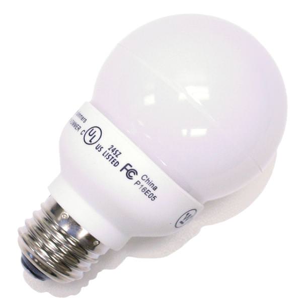 3 watt 120 volt G19 Medium Screw Base White LED