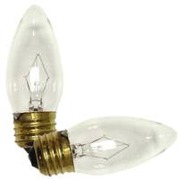 Satco 40 watt 120 volt B11 Medium Screw Base 2700K Warm White Dimmable (2 pack)