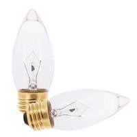 Satco 25 watt 120 volt B11 Medium Screw Base 2700K Warm White Dimmable (2 pack)