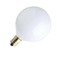Westinghouse 40 watt 120 volt G16.5 Candelabra Screw Base White 2650K Warm White