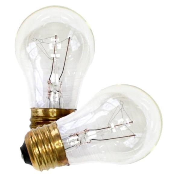 15 watt 120 volt A15 Medium Screw Base 2700K Warm White Clear (2 pack)