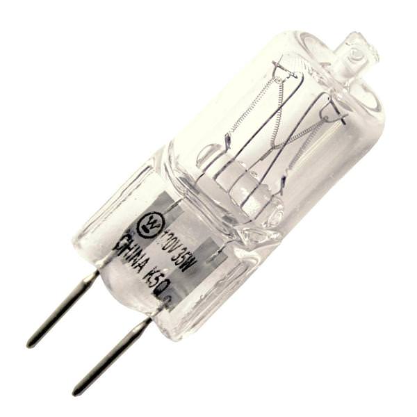 35 watt 120 volt T4 Bi-Pin Base 2700K Warm White