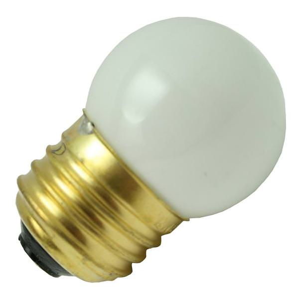 7.5 watt 120 volt S11 Medium Screw Base White