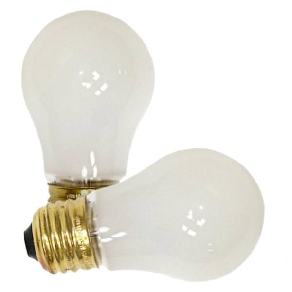 40 watt 130 volt A15 Medium Screw Base 2700K Warm White Frosted Appliance (2 pack)
