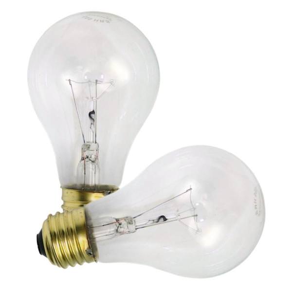 25 watt 130 volt A15 Medium Screw Base 2700K Warm White Clear Appliance Dimmable (2 pack)