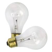 Westinghouse 25 watt 130 volt A15 Medium Screw Base 2700K Warm White Clear Appliance Dimmable (2 pack)