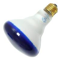 View 75 watt 130 volt BR30 Medium Screw Base Blue Flood