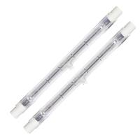 Westinghouse 500 watt 130 volt T3 Double Ended RSC Base 2900K Warm White Rough Service (2-Pack)