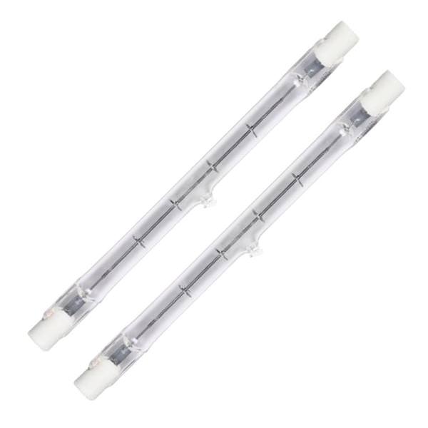300 watt 130 volt T3 Double Ended RSC Base 2900K Warm White Clear (2-Pack)