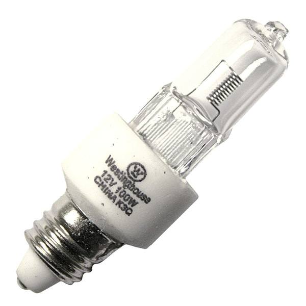 100 watt 12 volt T4 Miniature Candelabra Screw Base 2900K Warm White