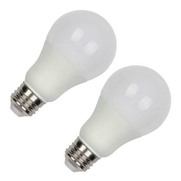 14 watt 120 volt A19 Medium Screw Base 3000K Natural White Non-Dimmable LED (2 pack)