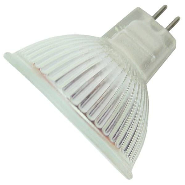 50 watt 12 volt MR16 Bi-Pin Base 2950K Warm White Frosted Flood #EXN