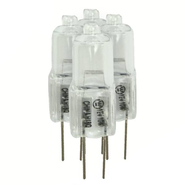 10 watt 12 volt T3 Bi-Pin Base 2900K Warm White (4 pack)