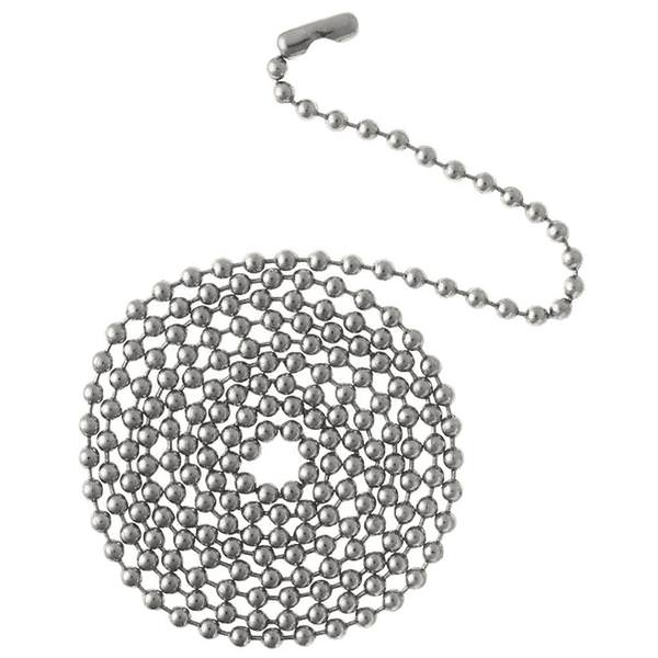 12" Chrome Beaded Chain