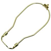 Westinghouse Brass Plated Detachable Harp 11" High