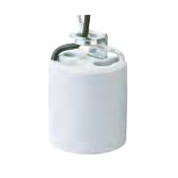 Westinghouse Medium Base Porcelain Socket with 10" Leads 1/8-IP Hickey