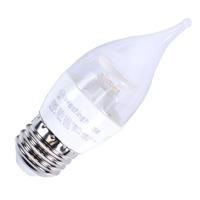 Westinghouse 5 watt 120 volt CA11 Medium Screw Base 2700K Warm White Clear Disc Filament Dimmable LED