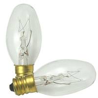 Westinghouse 15 watt 120 volt C7 Candelabra Screw Base Clear (2 pack)