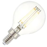 View 3.8 watt 120 volt G16.5 Candelabra Screw Base 2700K Warm White Dimmable LED