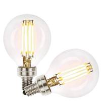 Westinghouse 6 watt 120 volt G16.5 Candelabra Screw Base 2700K Warm White Dimmable LED (2 pack)