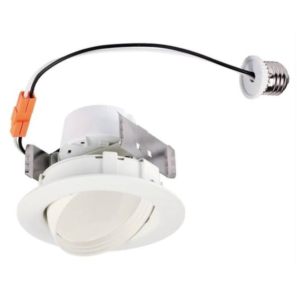 4" 10 watt 120 volt Medium Screw Base 2700K Dimmable LED Retrofit Kit