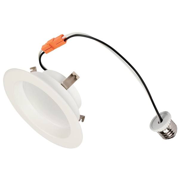 4" 10 watt 120 volt Medium Screw Base 2700K Dimmable LED Retrofit Kit