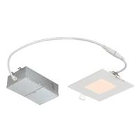 Westinghouse 4" 10 watt 120 volt 2700K Dimmable White LED Slim Square Recessed Downlight with External Driver