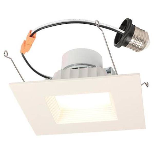 5"-6" 14 watt 120 volt Medium Screw Base CCT Selectable Square 