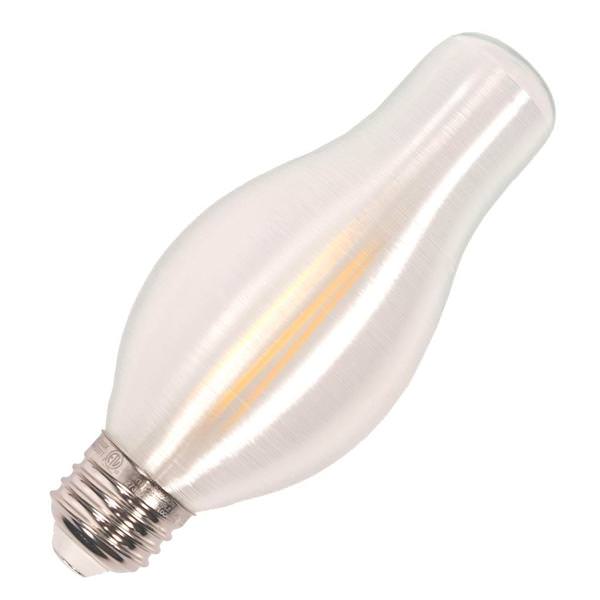 6.5 watt 120 volt H19 Medium Screw Base 3000K Natural White Spun-Satin Dimmable LED