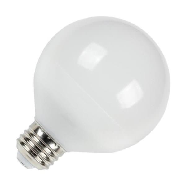 6 watt 120 volt G25 Medium Screw Base 3000K Natural White Dimmable LED