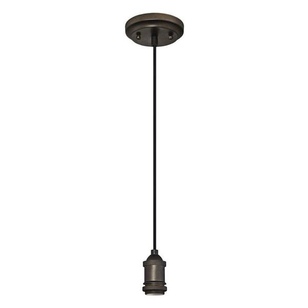 1 Light Adjustable Oil Rubbed Bronze Finish Vintage Mini Pendant