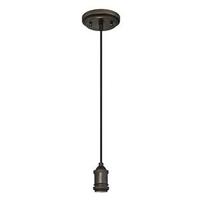 Westinghouse 1 Light Adjustable Oil Rubbed Bronze Finish Vintage Mini Pendant