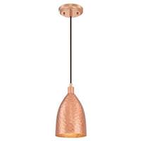 Westinghouse 1 Light Hammered Copper Shade Mini Pendant Light Fixture