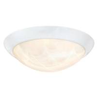 Westinghouse 11" 15 watt 3000K White Alabaster Glass Shade Dimmable LED Flush Mount