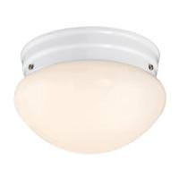 Westinghouse 7.25" 10 watt 3000K White Opal Glass Shade Dimmable LED Flush Mount